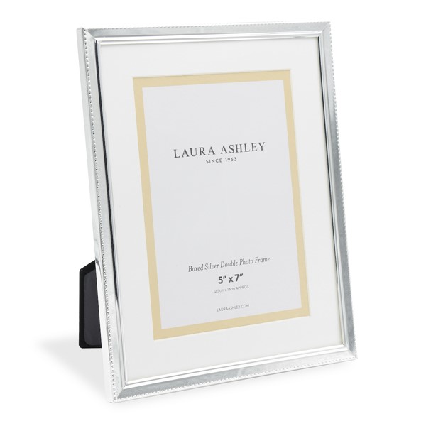 (image for) Boxed Photo Frame Polished Silver 5" x 7"